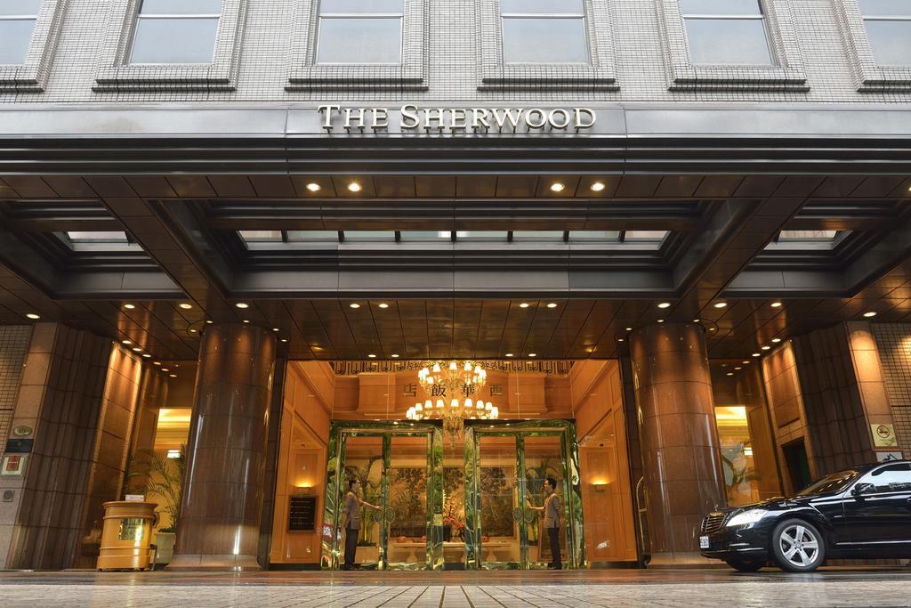 The Sherwood Taipei Eksteriør bilde The entrance of The Sherwood